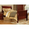 Furnorama Louis Philippe III Twin Bed in Cherry FU32980